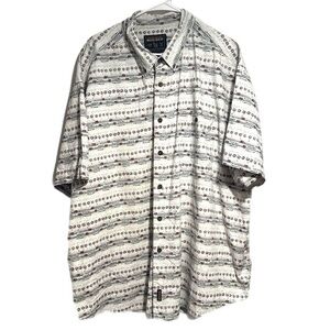 Woolrich 100% Cotton Fishing Rod Casual Button Down Shirt